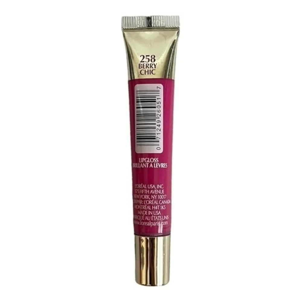 Rare L'Oreal Colour Riche LeGloss 258 Berry Chic Hydrating Lip Gloss High Shine
